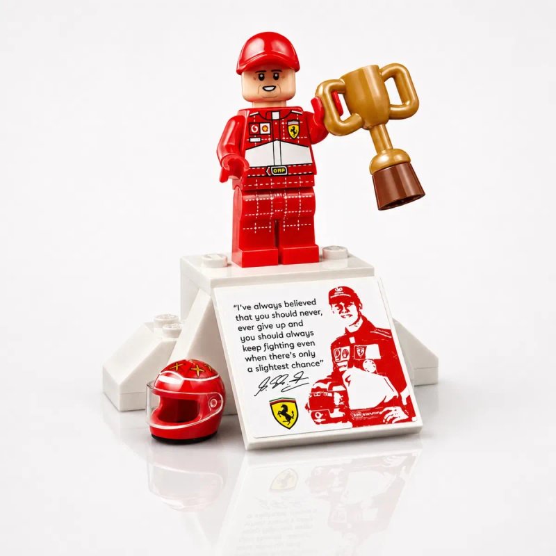 Конструктор Icons – Ferrari F2004 & Michael Schumacher (11375) | 735 деталей | сумісний з LEGO — фото 7