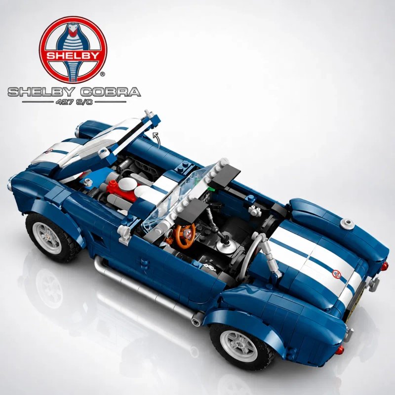 Конструктор Icons – Shelby Cobra 427 S/C (10357) | 1241 деталь | сумісний з LEGO — фото 3