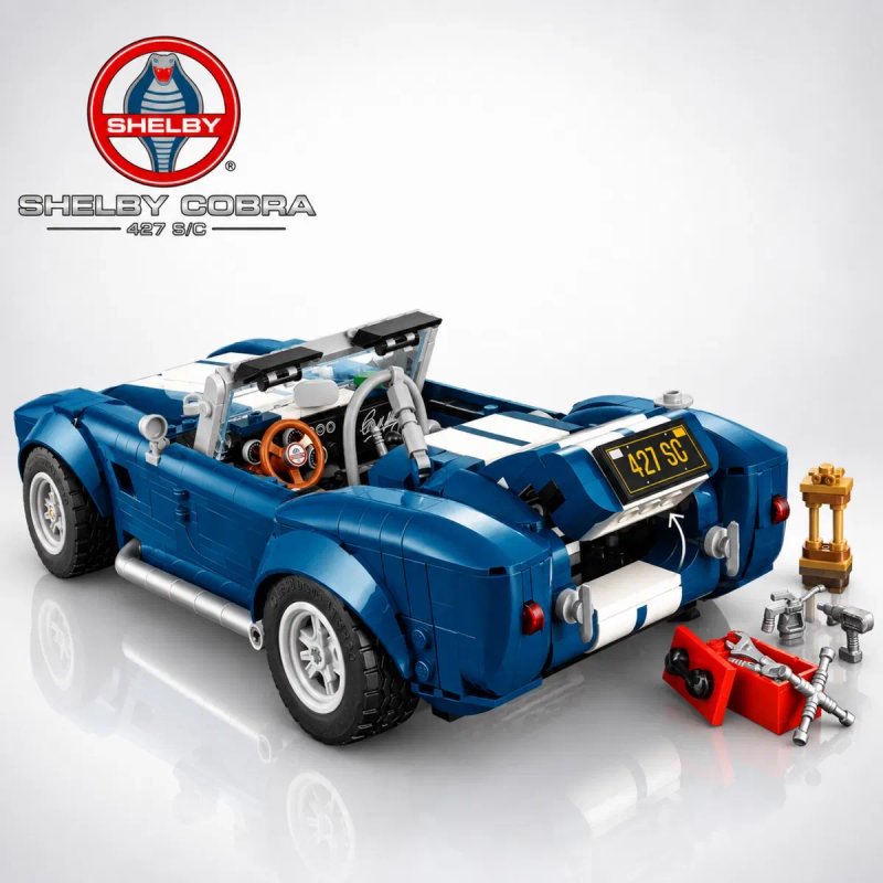 Конструктор Icons – Shelby Cobra 427 S/C (10357) | 1241 деталь | сумісний з LEGO — фото 6