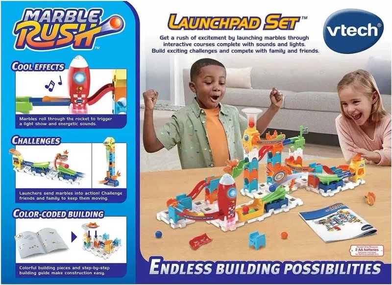 Конструктор лабіринт Космічна станція VTech Marble Rush Launchpad — фото 6