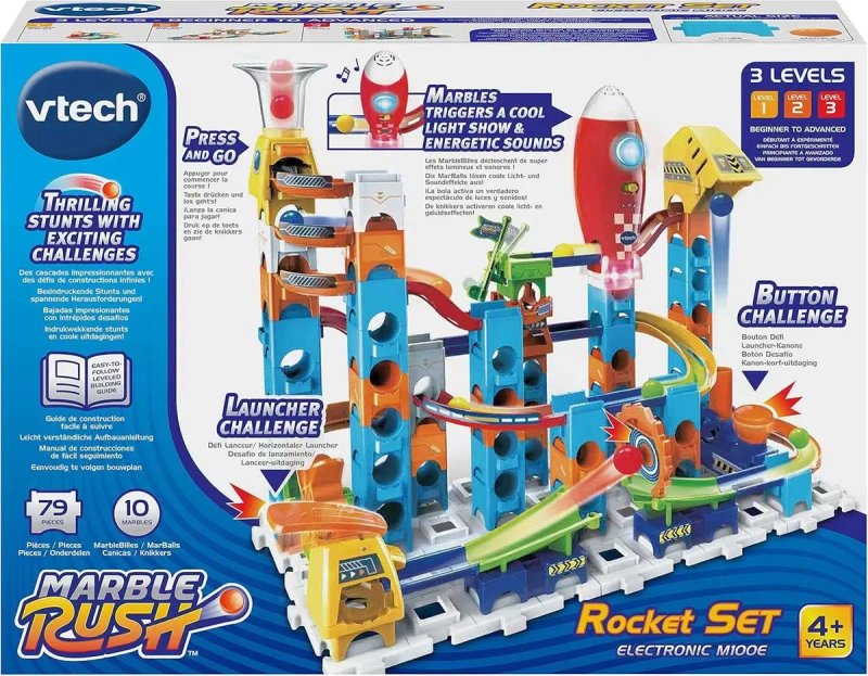 Конструктор лабіринт Космічна станція VTech Marble Rush Launchpad — фото 7