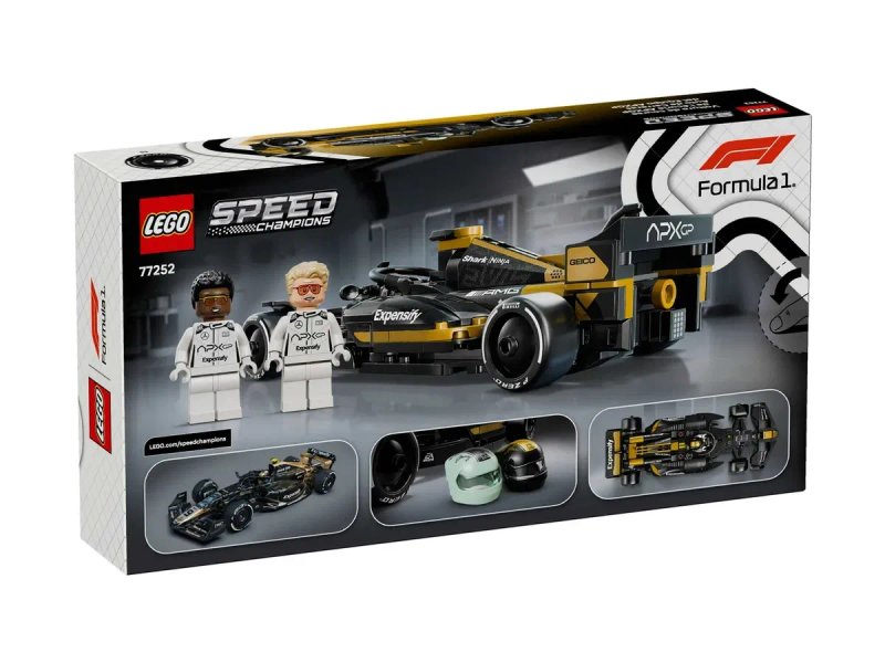 Конструктор LEGO 77252 Speed Champions F1 гоночний автомобіль Формула-1 — фото 7