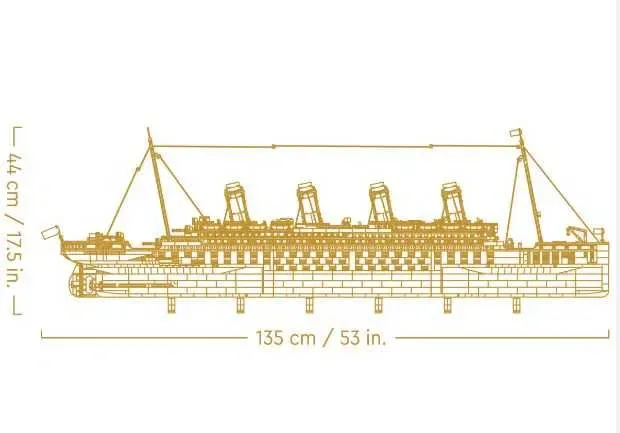 конструктор LEGO Титанік 10294, LEGO Icons Titanic 10294 НОВИЙ ЗАПАКОВАНИЙ — фото 5