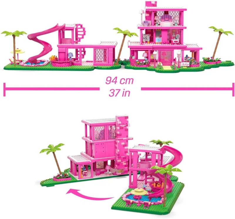 Конструктор Mega Bloks Barbie The Movie Dreamhouse HPH26 1795 деталей — фото 4