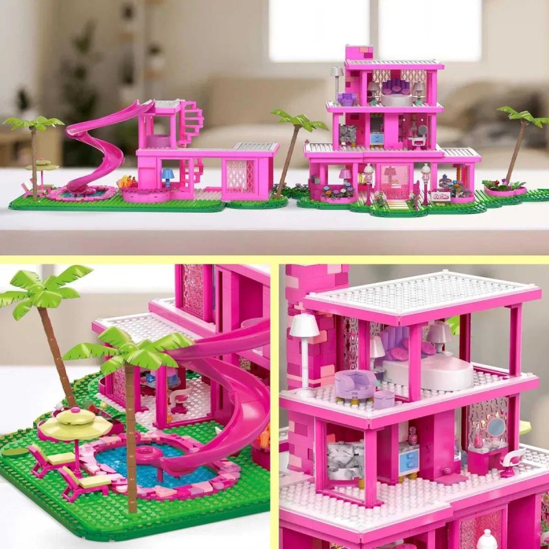 Конструктор Mega Bloks Barbie The Movie Dreamhouse HPH26 1795 деталей — фото 5