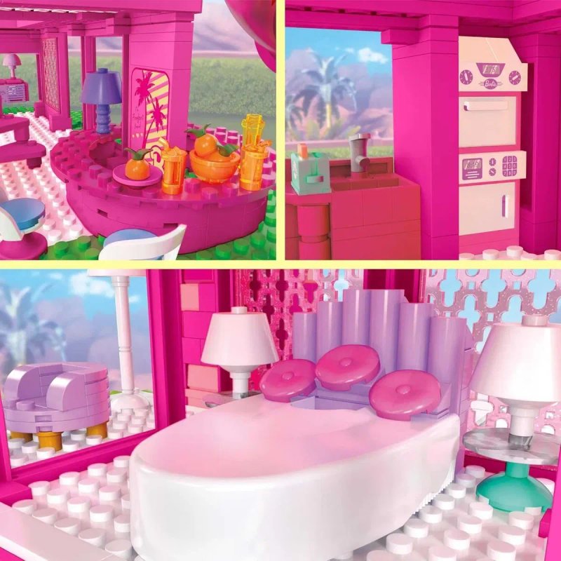 Конструктор Mega Bloks Barbie The Movie Dreamhouse HPH26 1795 деталей — фото 6