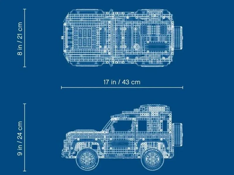 Конструктор Technic 42110 Land Rover Defender 2573 деталі, сумісний з Lego — фото 4