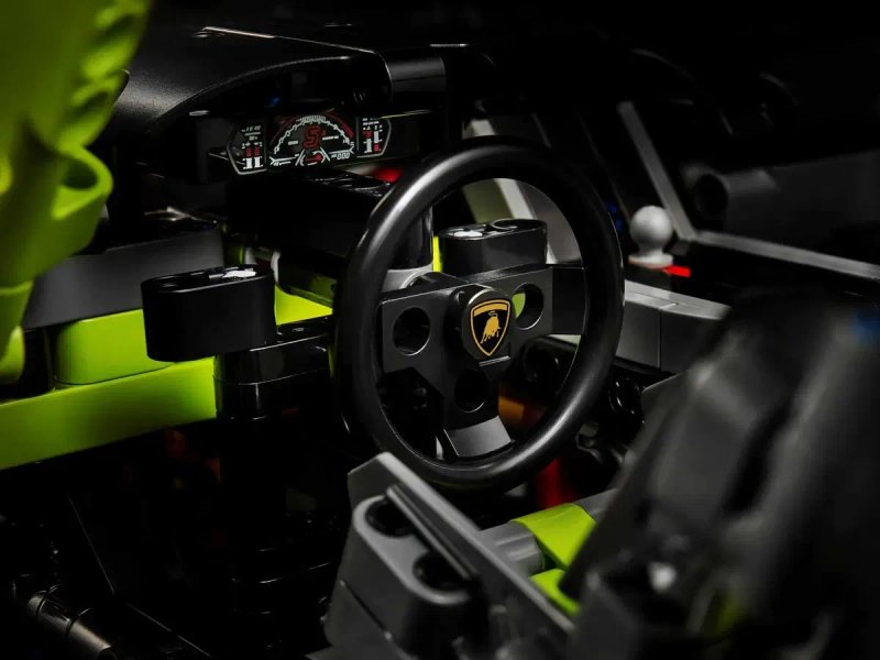 Конструктор Technic Lamborghini Sian FKP 37 (42115) + рамка, 3696 деталей — фото 4