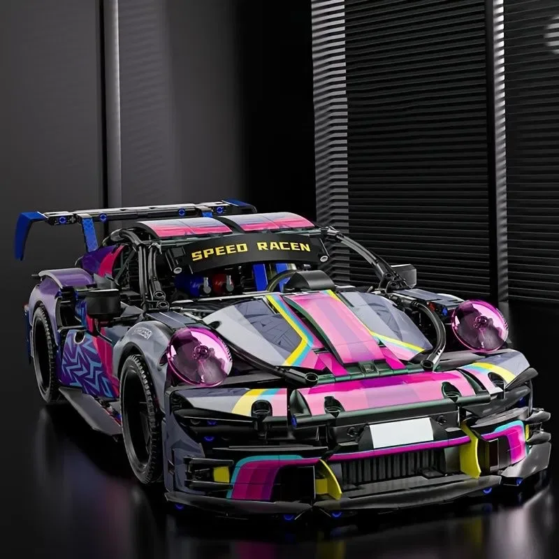 Конструктор Technic – Porsche 911 RSR Cyberpunk — фото 2