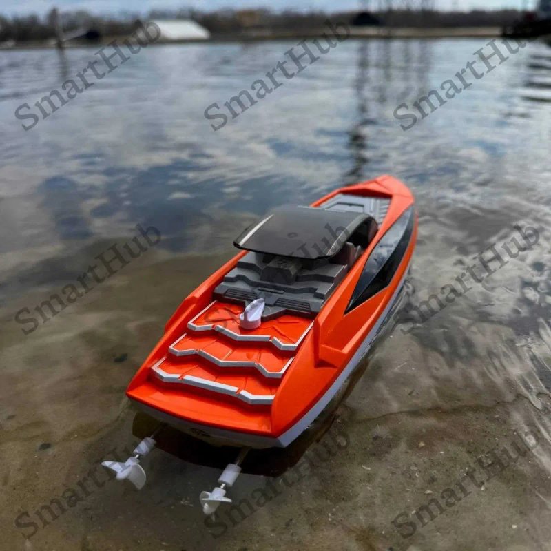 Корабель на радіокеруванні Sea Phantom Оранж 28 км/год Човен на пульті — фото 3