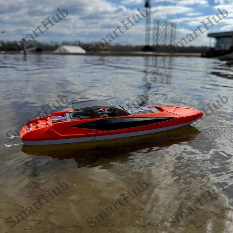 Корабель на радіокеруванні Sea Phantom Оранж 28 км/год Човен на пульті — фото 5