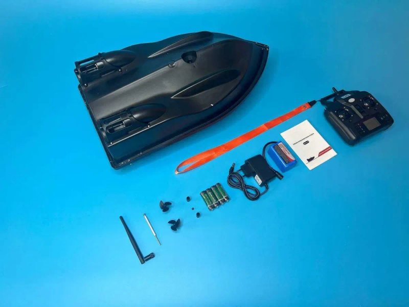 Кораблик для рыбалки GPS 12000 mAh D16 16 точек Карповый  для Рыбалки Кароповий риболовлі Прикормочный  Рибацький Прикормки для карпа кораблик 500 м — фото 2
