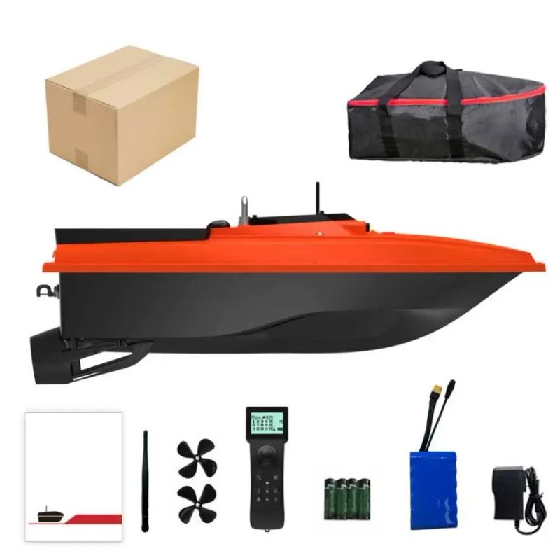 Кораблик для рыбалки карповый D80B GPS 100 точек 46800 mAh Рибацький Прикормочный Короповий — фото 2