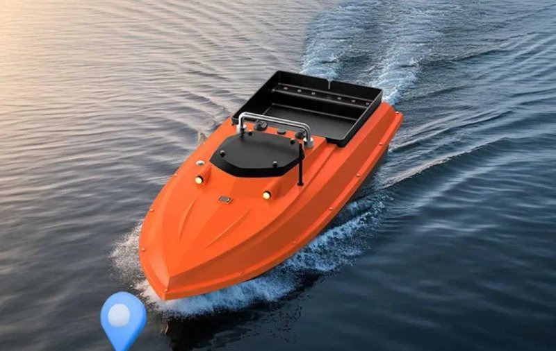 Кораблик для рыбалки карповый D80B GPS 100 точек 46800 mAh Рибацький Прикормочный Короповий — фото 3