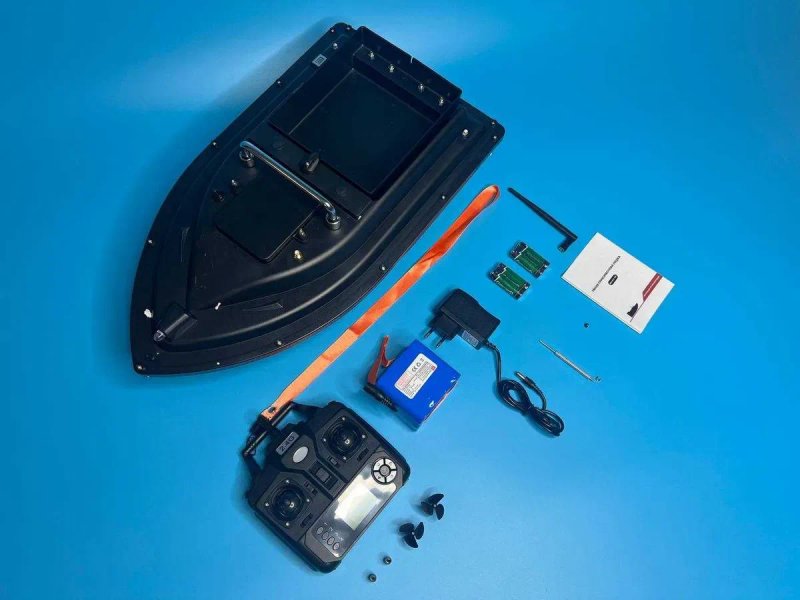Кораблик для рыбалки прикормочный Карповый D16 GPS 24000mAh 16 точек Короповий Рибацький для риболовлі Рыболовный — фото 4