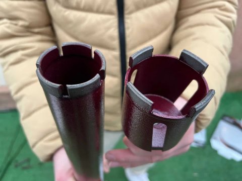 Коронки алмазные по бетону и железобетону від 52 до 400 мм сегмент BS/BSH, підрозетники, буріння, SDS MAX/UNC 1/4