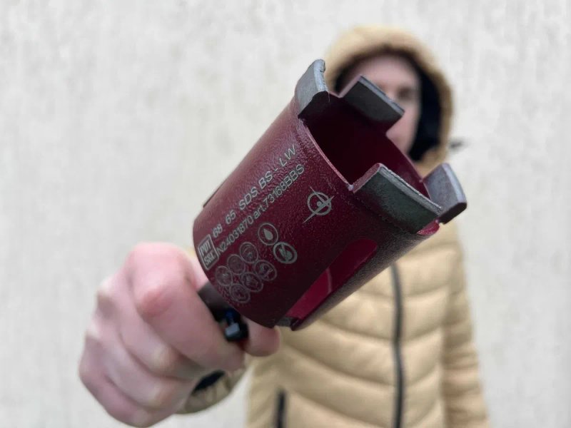 Коронки алмазные по бетону и железобетону від 52 до 400 мм сегмент BS/BSH, підрозетники, буріння, SDS MAX/UNC 1/4 — фото 2