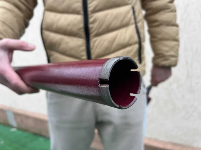 Коронки алмазные по бетону и железобетону від 52 до 400 мм сегмент BS/BSH, підрозетники, буріння, SDS MAX/UNC 1/4 — фото 3