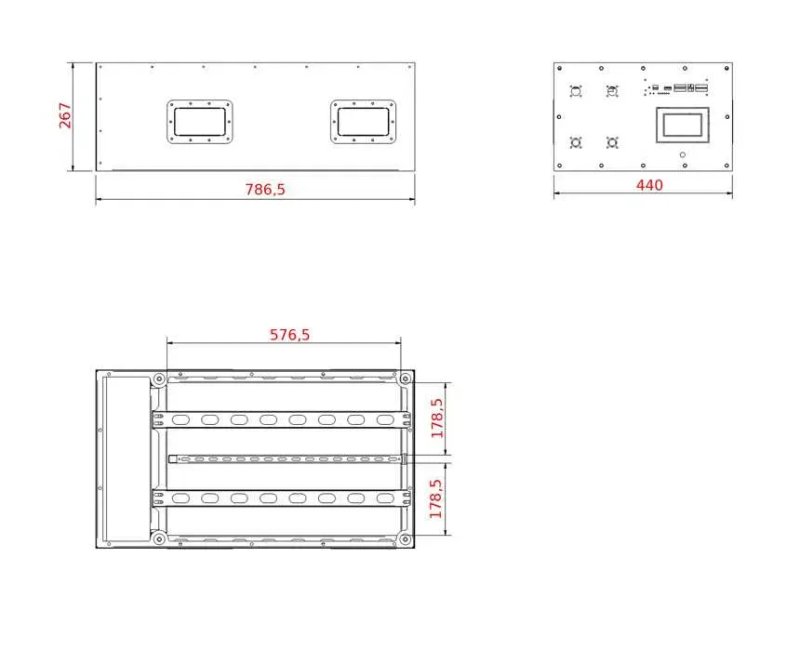 Корпус для збирання акумуляторів LifePo4 ДБЖ 16s 8s 280-334ah — фото 7