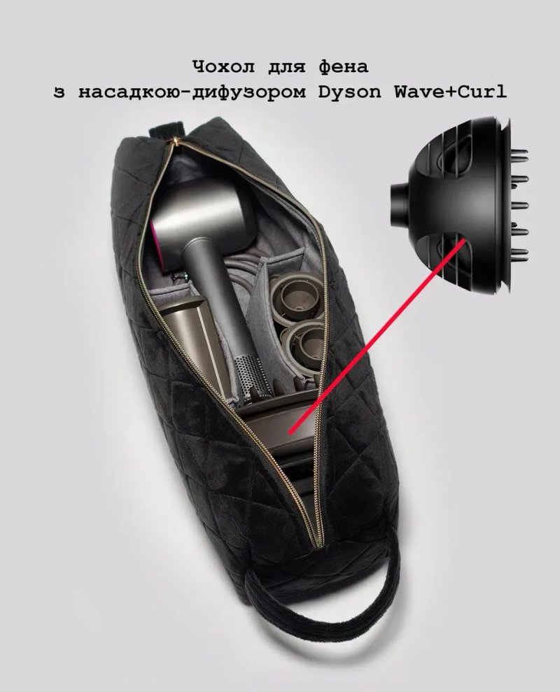Косметичка кейс. Чохол для Dyson стайлера або фена. — фото 7