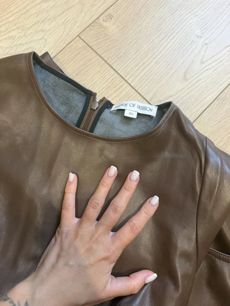 Костюм Friends of fashion з єко шкіри — фото 3