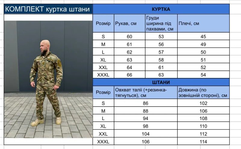 Костюм мультикам  RipStop Куртка + Штани весна/літо/осінь тактичний — фото 2