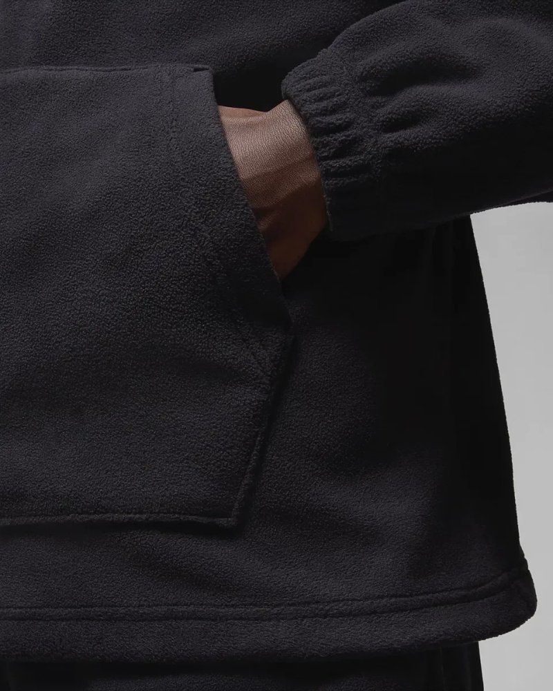 Костюм Nike Jordan Flight Polar Fleece Black Теплый Флис Штаны Худи — фото 7