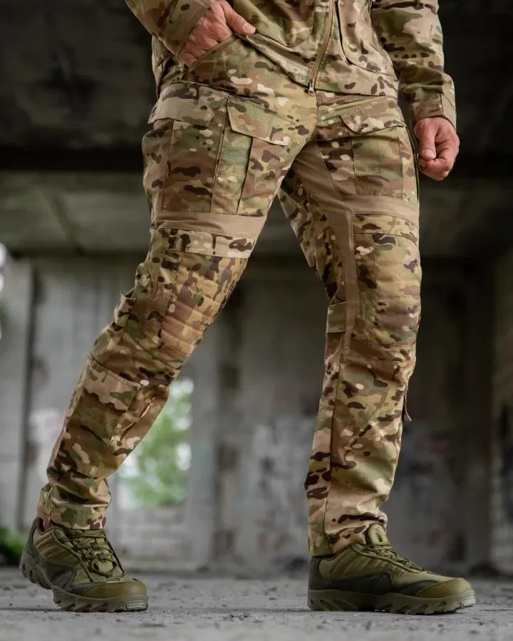 Костюм тактичний штурмовий мультикам, посилений, демисезон, S-XXXL, форма мультикам тактическая мужская — фото 2