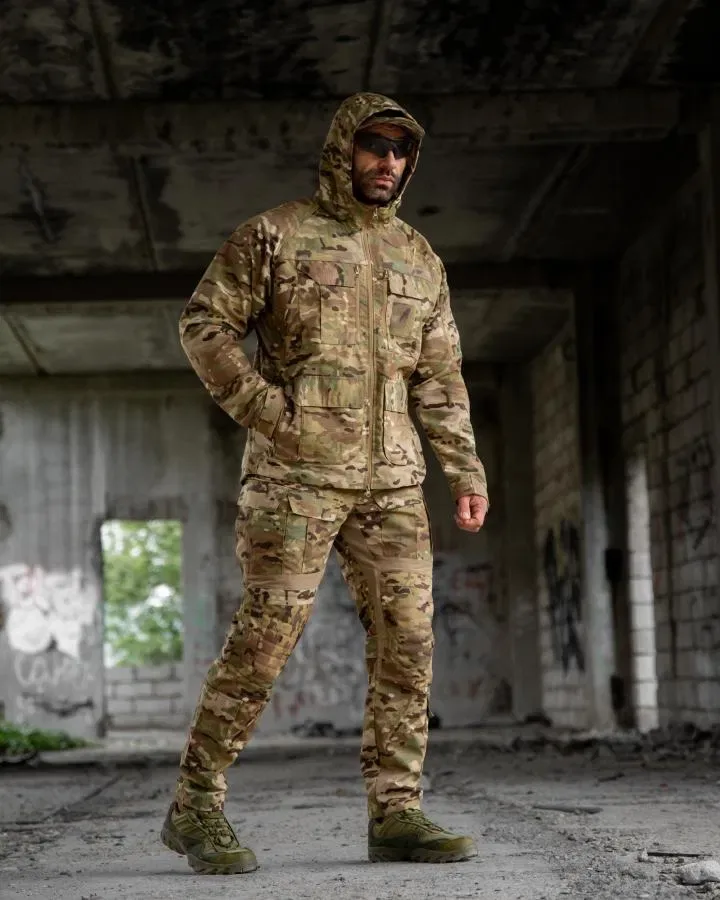 Костюм тактичний штурмовий мультикам, посилений, демисезон, S-XXXL, форма мультикам тактическая мужская — фото 3