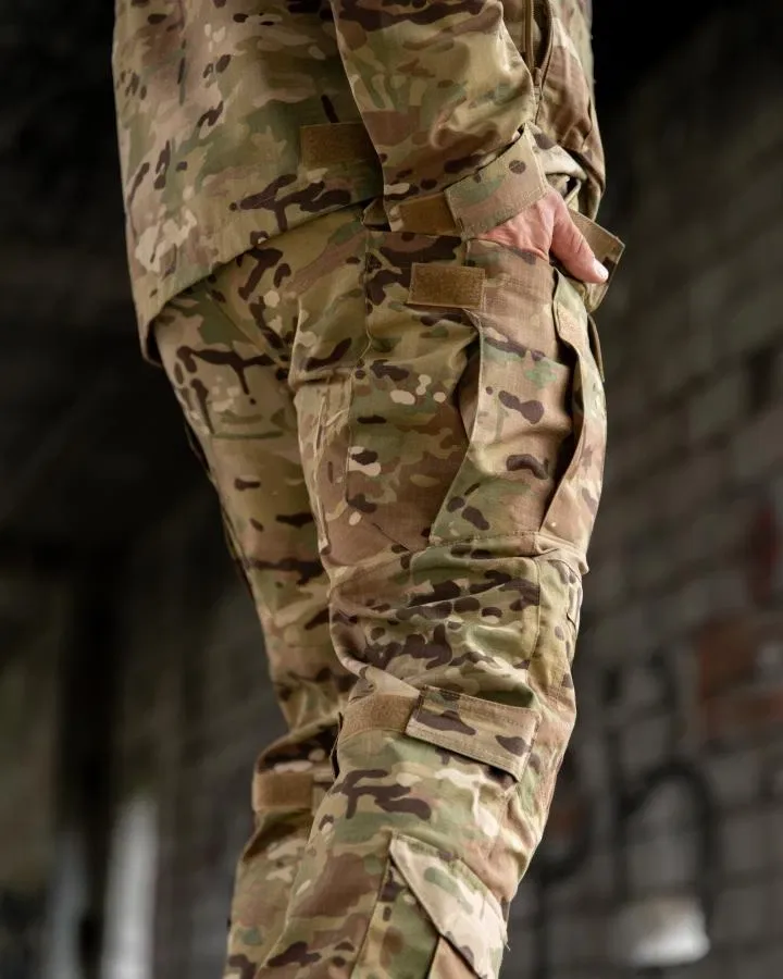 Костюм тактичний штурмовий мультикам, посилений, демисезон, S-XXXL, форма мультикам тактическая мужская — фото 6