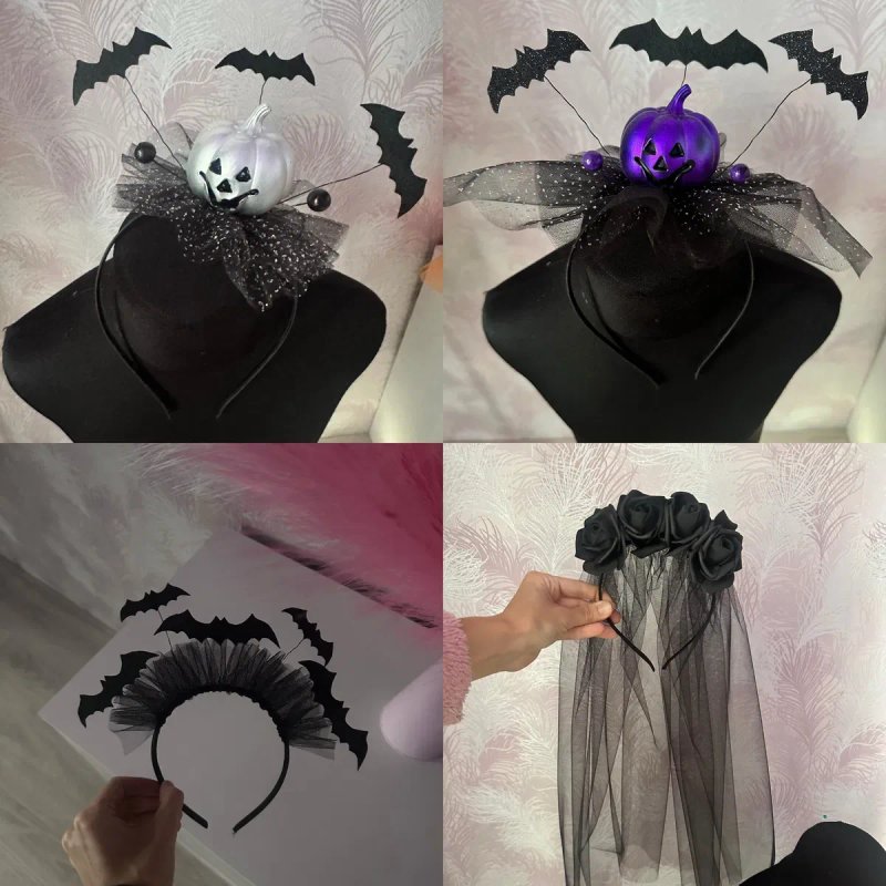 Костюми на Halloween хелоуін гелоуін кажан наречена клоун  чорна фатинова юбка, спідниця зі шлейфом — фото 4