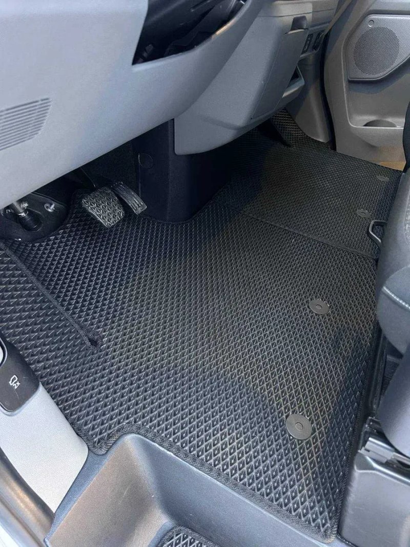 Коврики ЕВА Ворс Екошкіра Гума для Ford Transit Custom 2023+ килимки — фото 5