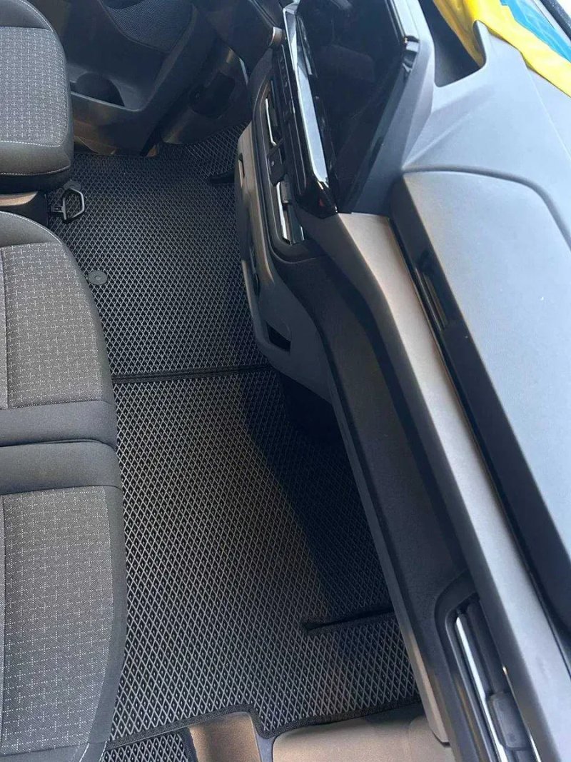 Коврики ЕВА Ворс Екошкіра Гума для Ford Transit Custom 2023+ килимки — фото 6