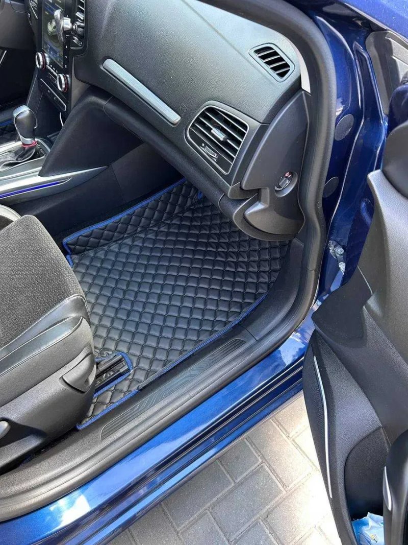 Коврики в салон екошкіра экокожа з бортиками для Volkswagen Toyota BYD — фото 3