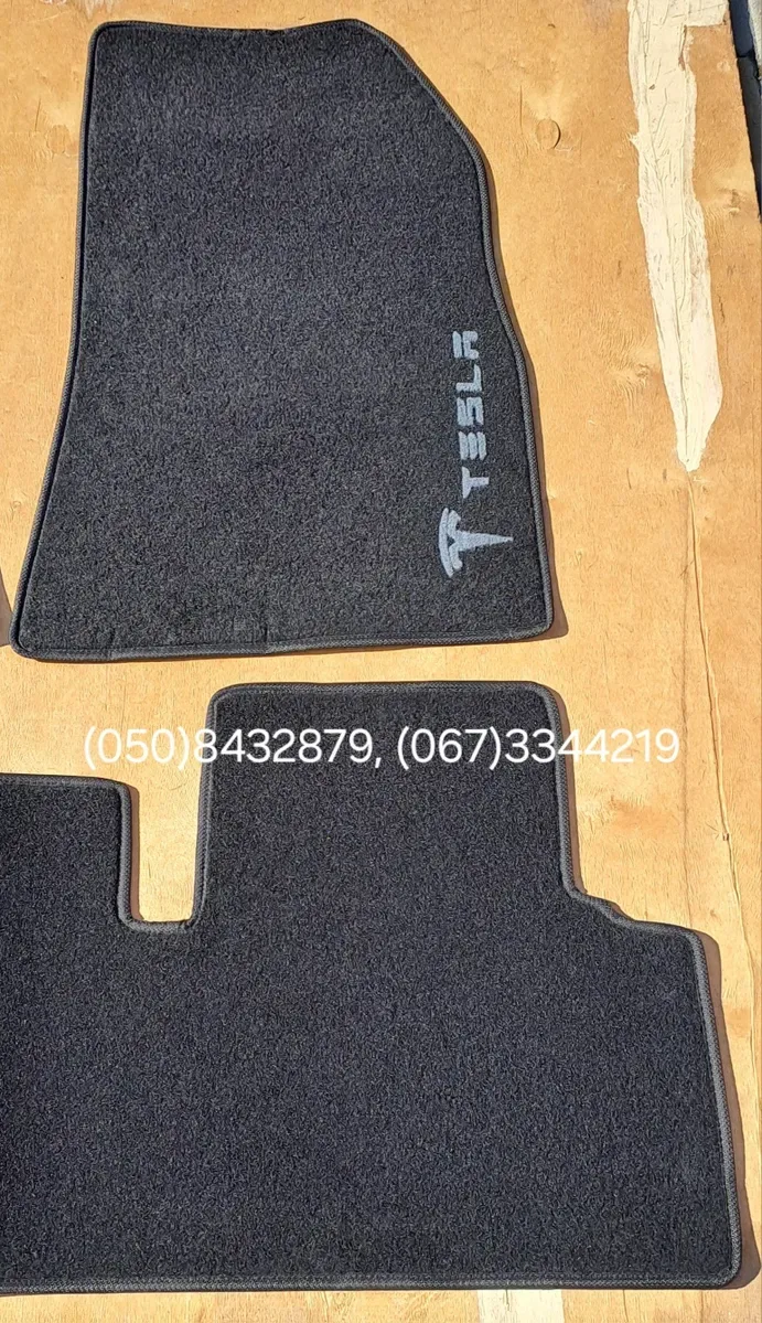 Коврики ворсові Tesla Model 3, Тесла Модел 3, Модель 3. Нові — фото 3