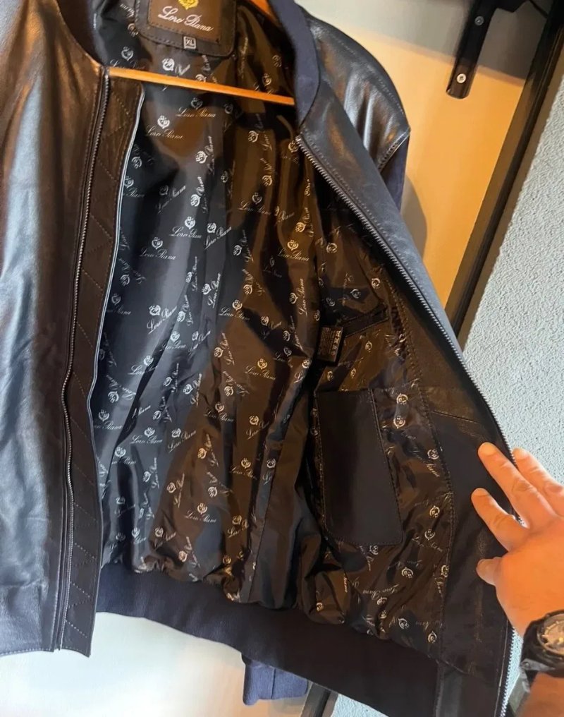 Кожаная Куртка Loro Piana мужская — фото 3
