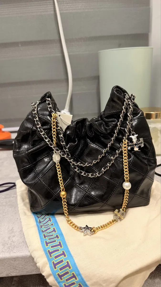 Кожаная сумка TORY BURCH Fleming оригинал — фото 2
