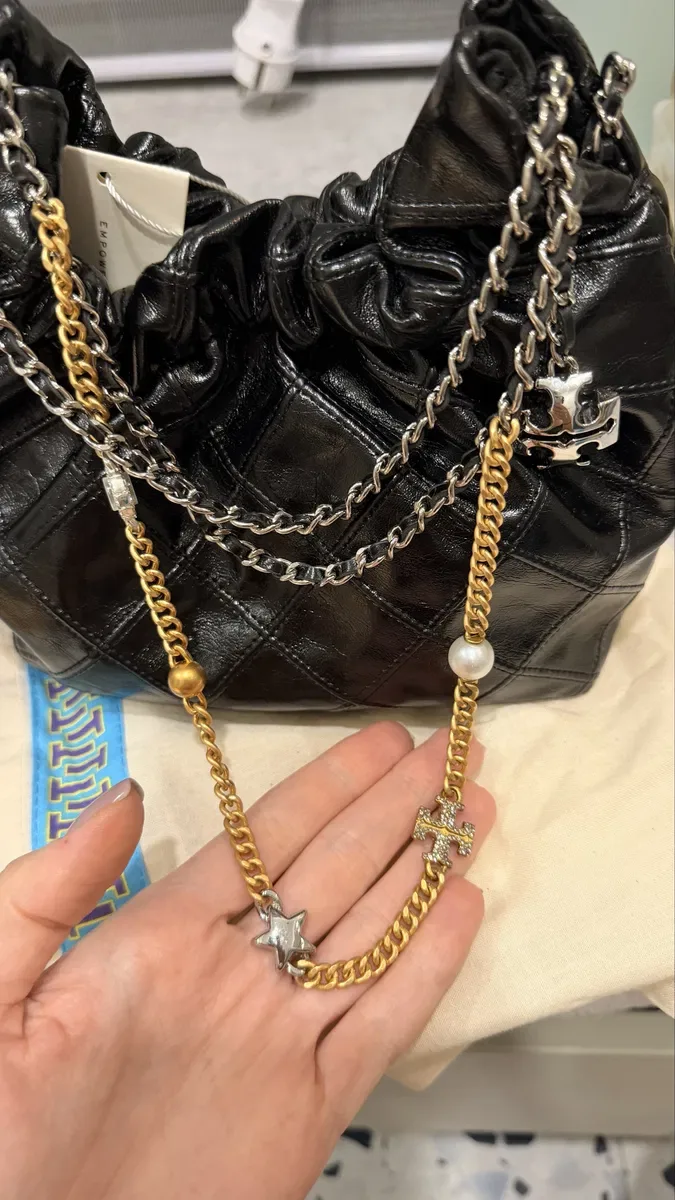 Кожаная сумка TORY BURCH Fleming оригинал — фото 3
