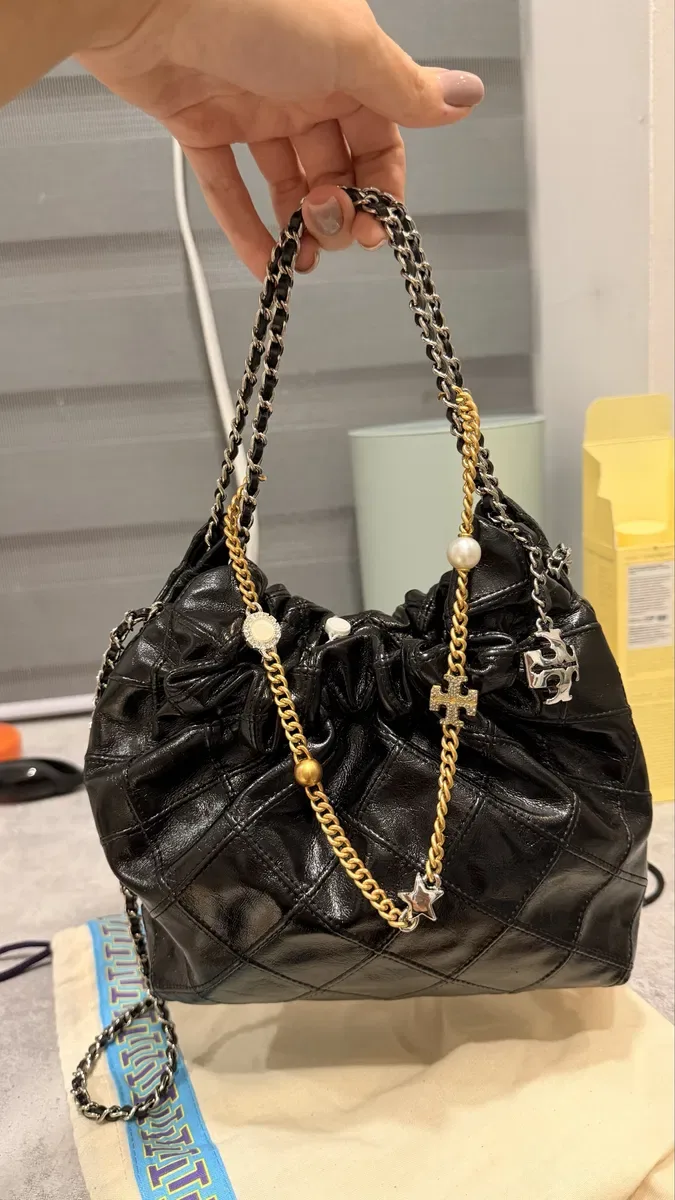 Кожаная сумка TORY BURCH Fleming оригинал — фото 7