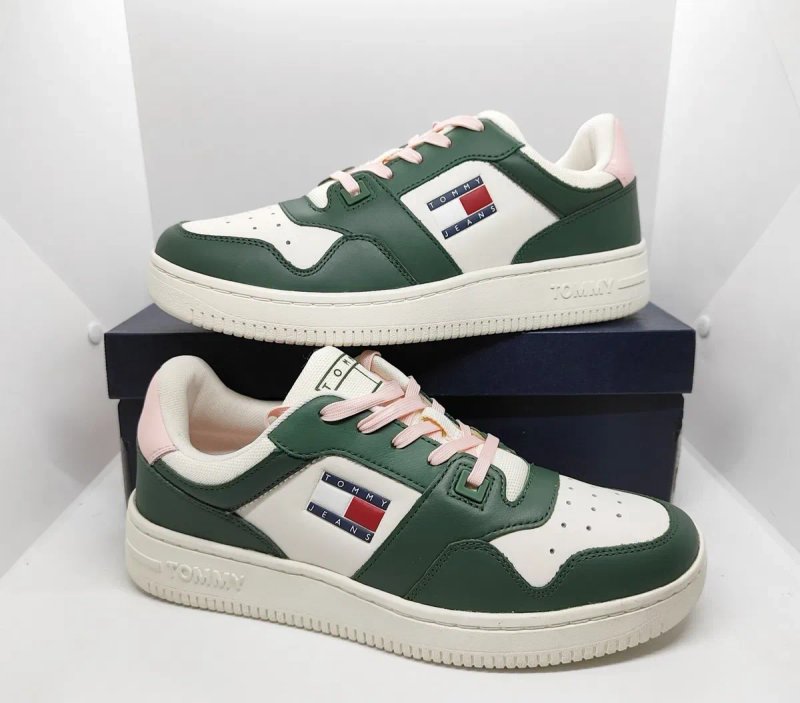 Кожаные 25,2 25,7 26,2см кроссовки кеды Tommy Hilfiger оригинал — фото 2