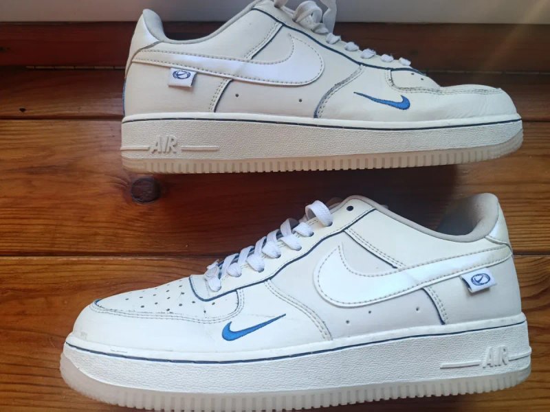 кожаные кроссовки Giày Nike Air Force 1 Low ‘White Blue’ FB1839-111 обувь — фото 3