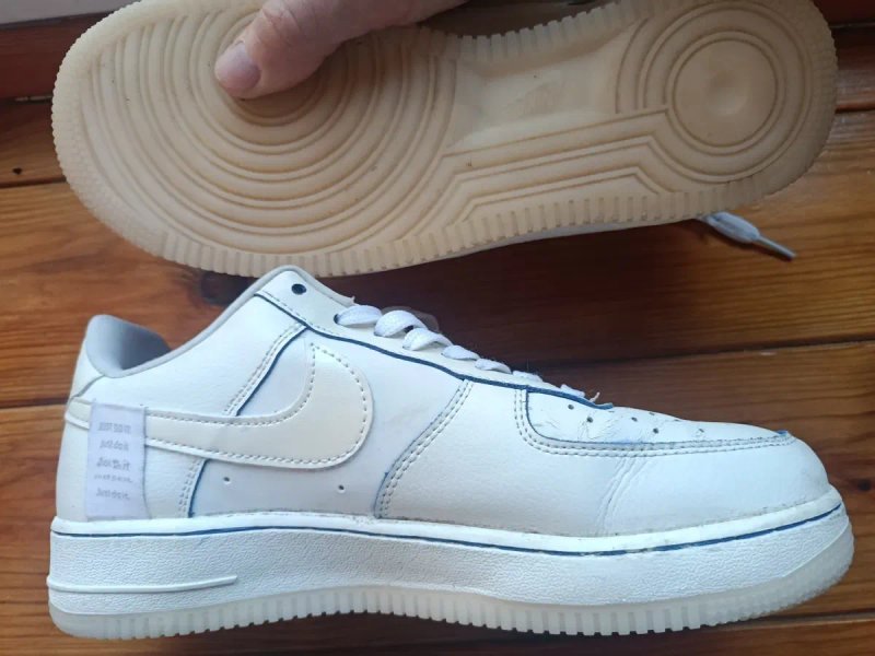 кожаные кроссовки Giày Nike Air Force 1 Low ‘White Blue’ FB1839-111 обувь — фото 4