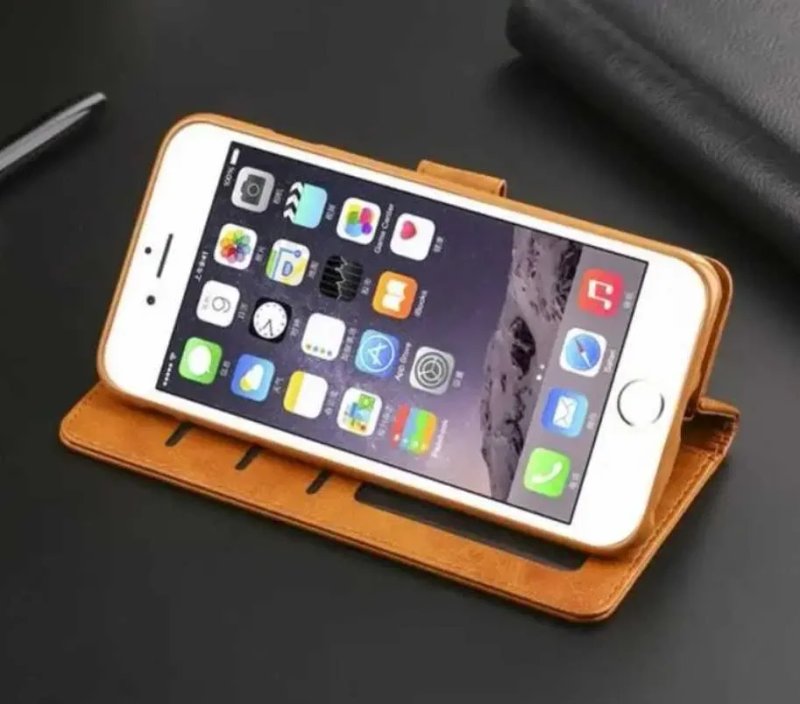 Кожаный чехол книжка на для моделей Apple iPhone чехлы айфон Pro Max — фото 7