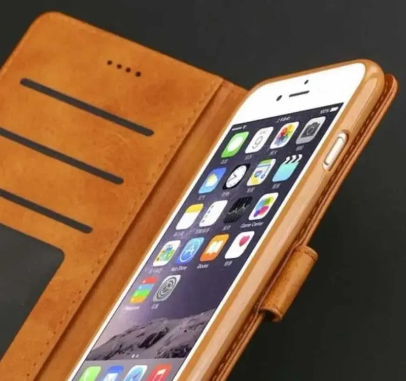 Кожаный чехол книжка на для моделей Apple iPhone чехлы айфон Pro Max — фото 8