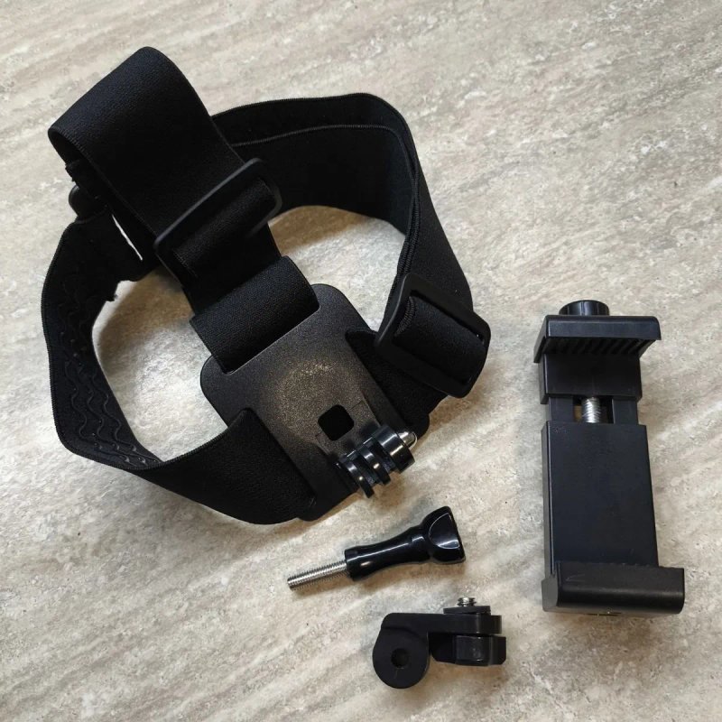 Крепление держатель на голову для смартфона и екшн камер GoPro, Xiaomi — фото 2