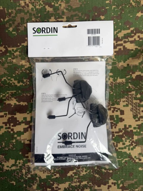 Кріплення адаптер для навушників Sordin Supreme Slim Mil на рейки шоломів типу ARC