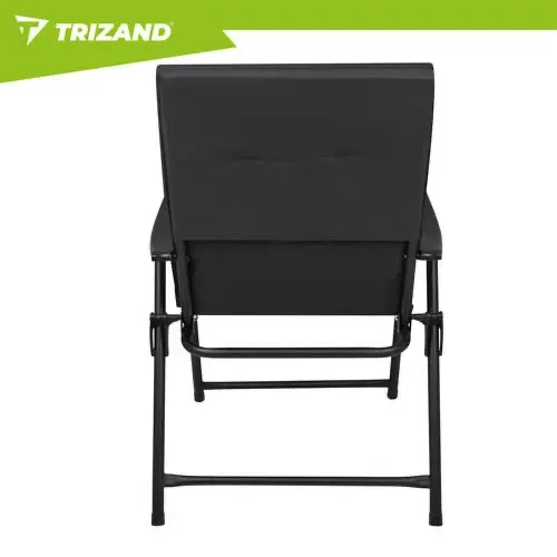 Крісло розкладне Trizand 27610 Чорний рибацьке кірсло Туристичне крісло стул рибацький — фото 4
