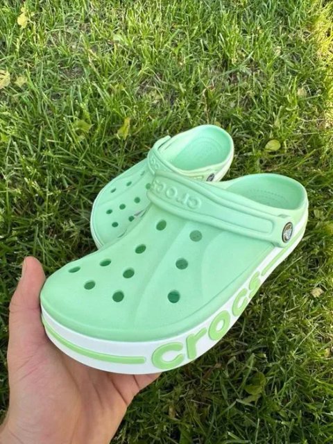 Крокси бірюзові жіночі кроксы женские crocs bayaband 36-45 розмір