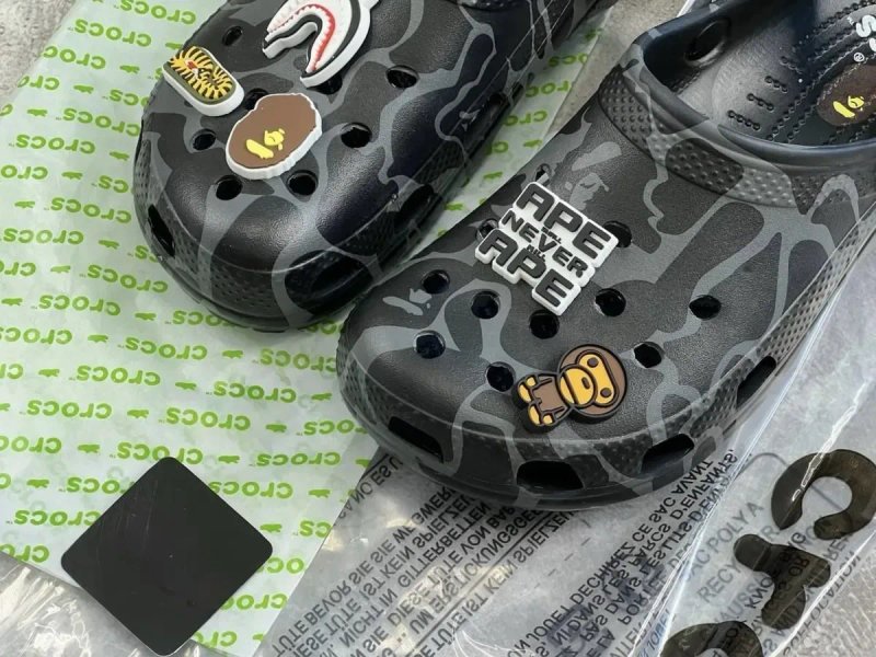 Крокси Crocs bape crocs тапки крокс бейп У наявності ‼️ Акція ‼️ — фото 2
