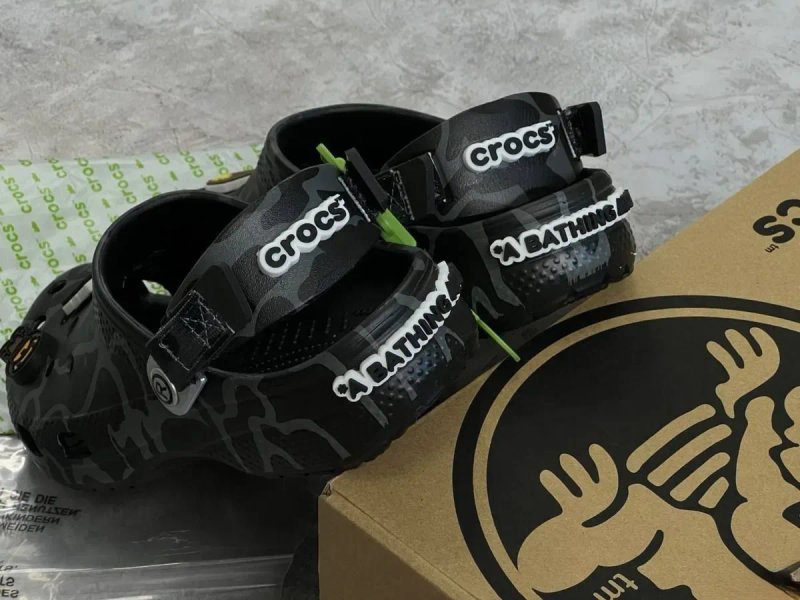 Крокси Crocs bape crocs тапки крокс бейп У наявності ‼️ Акція ‼️ — фото 4